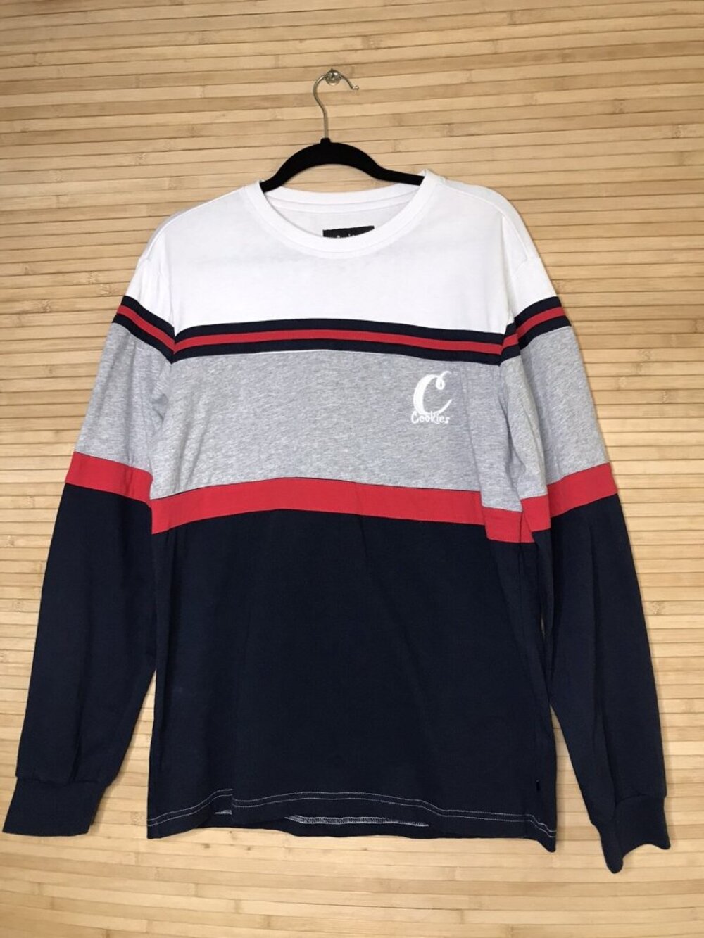 Cookies Front Runner L/S Jersey Knit COOKIES CLOTHING shirt sz M - Picture 2 of 5